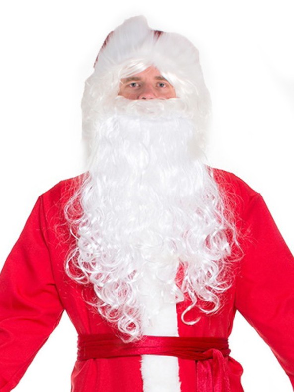 Борода Деда Мороза 55 см.